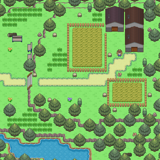 Capture d\'écran du Chemin Champêtre à Roykia