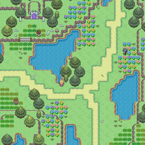 Capture d\'écran du sentier Fleuri à Roykia